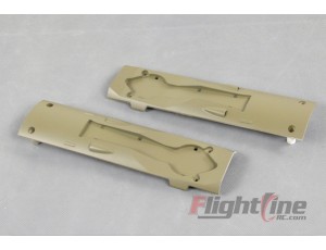 Flightline 1.6M P-38L Green Turbocharger Mounts Set 